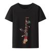 Ride Wild  Graphic  T-shirt for  Men  Top  Casua Vintage T Shirts  Short-sleev Harajuku  Street Fashion Camisa Men Clothing