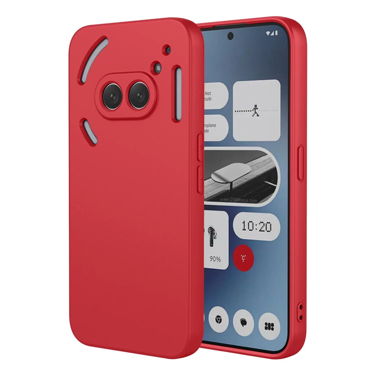 

New Flexible Liquid Silicone Case For Nothing phone 2a Plus 3a Pro Cmf Phone1 Protective Cover Bumper Coque Shell Nothingphone 2a Plus