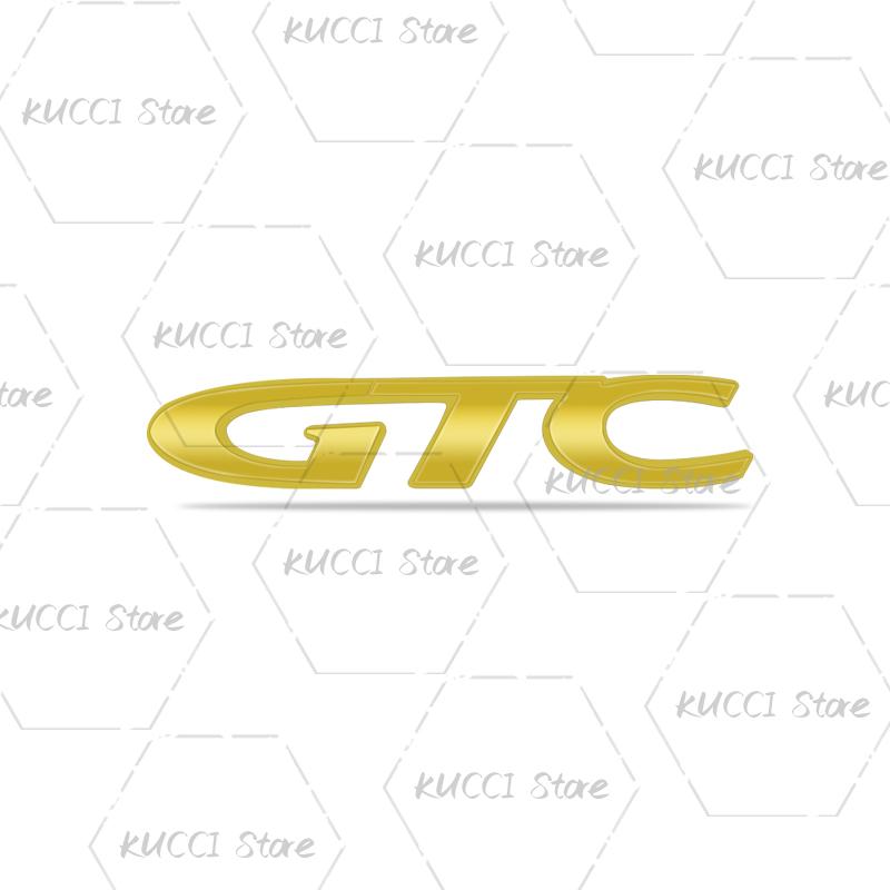 Lydinio Metalas GTC Grotelių Emblema Galinės Bagažinės Ženklelis Lipdukas Vauxhall Opel Corsa Rocks Vectra Zafira Mokka Meriva Insignia Astra