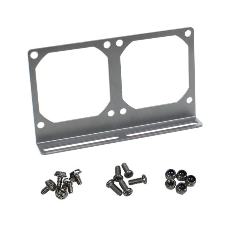 

Кріплення радіатора пам яті 8 см Тримач вентилятора водяного охолодження Корпус комп ютера Рамка вентилятора радіатора пам яті 8 см 1/2/3 отвори