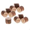 10 Pieces Pine Party Reception Place Number Name Holder Stand