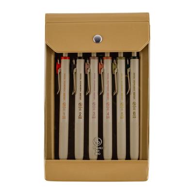 Hobonichi Techo TSUKI No One Set with Case and Planner Accessories IRO/Uni-ball January-June