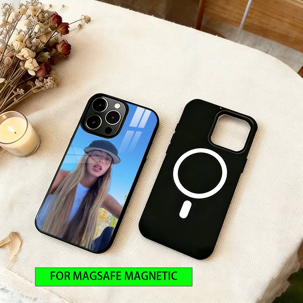

Martina Stoessel Singer Phone Case For iPhone17,16,15,14,13,12,11 Plus,Pro Magnetic with Magsafe Wireless Charging iPhone15
