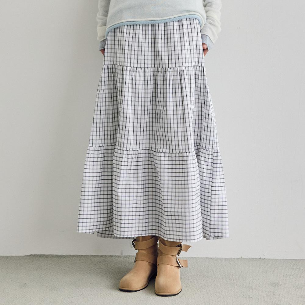 BRINGMYTHINGS Tommy Long Tiered Skirt_2Color