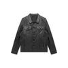 GXG Men's 2024 Fall Classic Lapel Short Leather Jacket