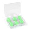 Reusable Silicone Clay Ear Plugs 6Pcs Soft Noise Cancelling with Storage Case for Sleep Travel Study Work