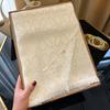 Double-Sided Commuting Warm Fashion Elegant Simple Atmosphere Tencel Cotton Scarf Shawl Cape Female Big Name Style