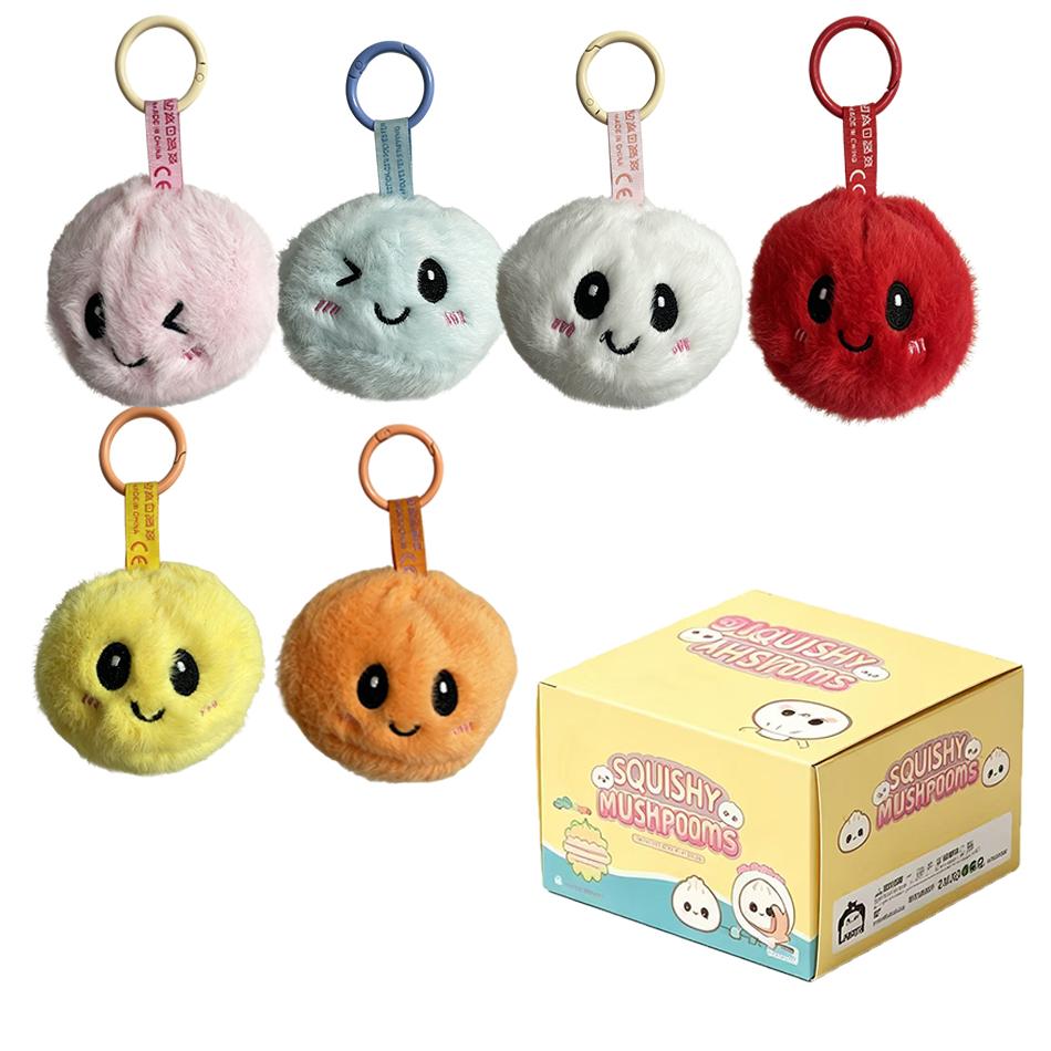 IN Gifts Toy Dumpling Plush Trendy New Style Bag Hanging Cute Simulation Dumpling Plush Keychain Backpack Pendant Cartoon Toy
