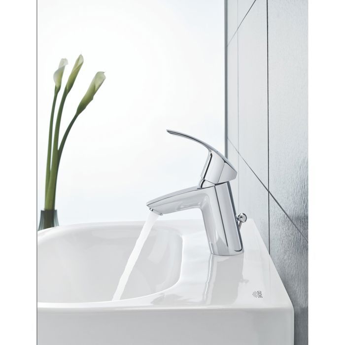 Robinet mitigeur lavabo eurosmart - grohe - taille s - chromé
