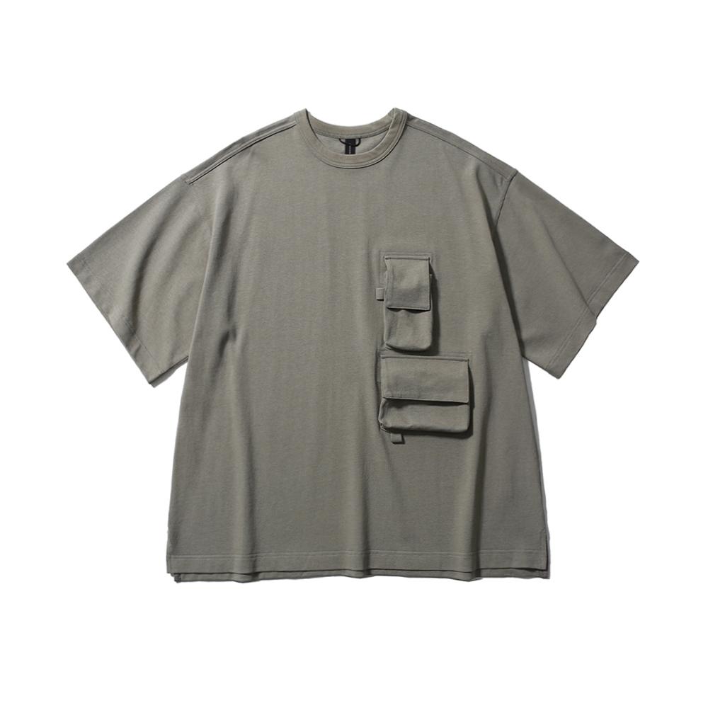 Moif [Ss25] Magazine Pocket H/S Tee / Foliage Green Foliage Green/2(M)