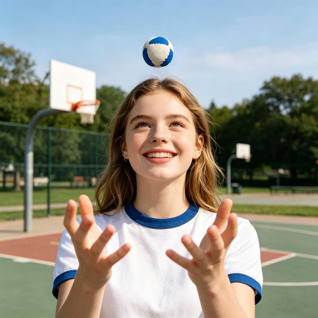 5pc Set Durable Fabric Bean Bags Soft Filled Balls for Toss Catch Juggling Indoor Outdoor Game Training