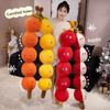 Hawthorn Fruit Plush Toy With Removable Pillow For Bedroom Decor And Gift For Girls