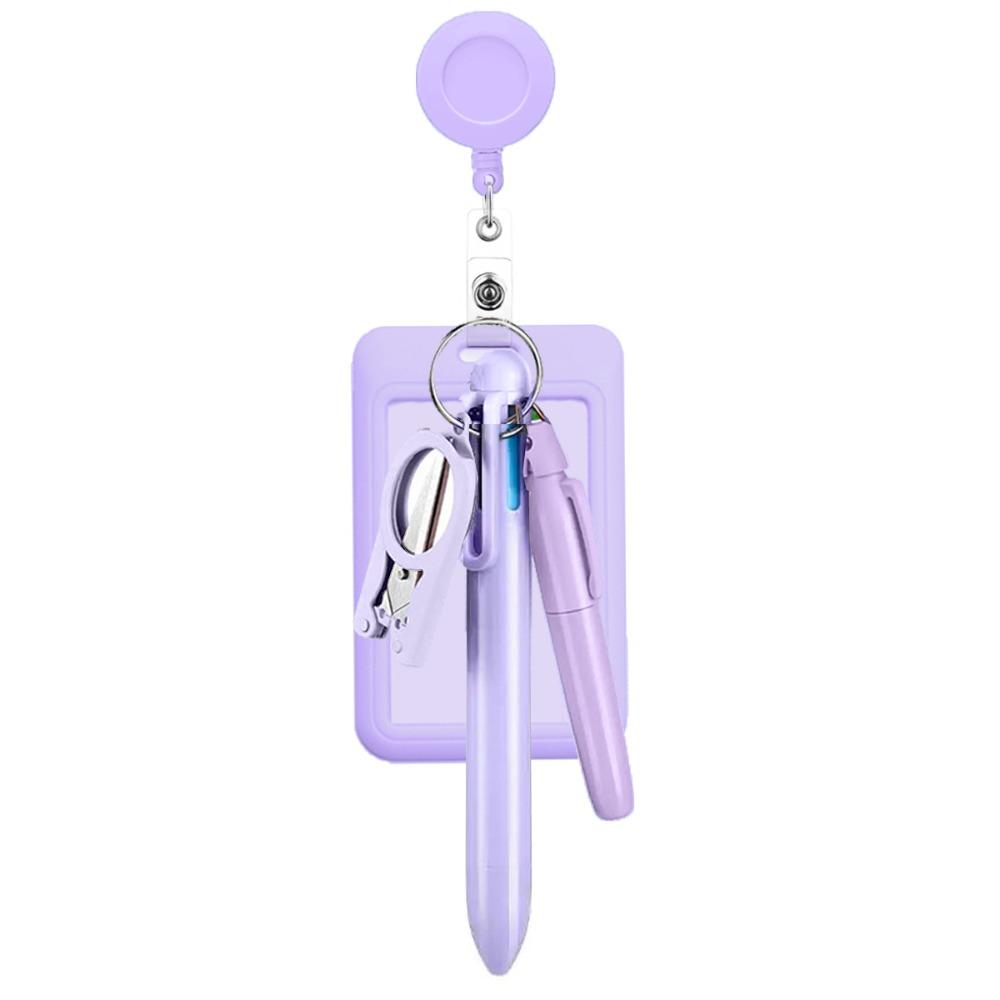 Multifunction Nurse Pen Set 6-in-1 Ballpoint Pen New Foldable Scissors  Nurse Badge Accessories