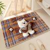 Imitation cashmere bathroom floor mat toilet toilet toilet door  absorbent foot mat household  carpet