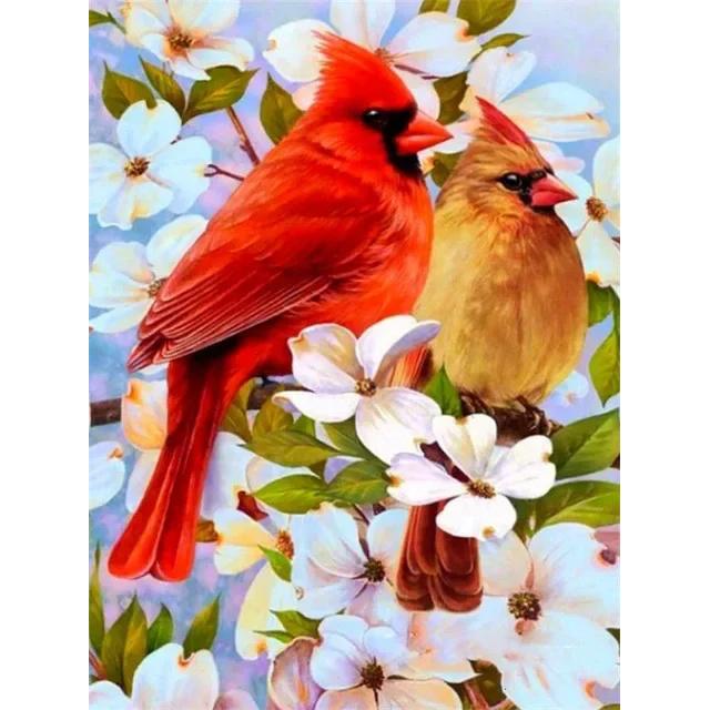 

Алмазная живопись своими руками Набор для вышивания крестом Птица Мозаичное искусство Алмазная живопись Полный круг Алмаз Украшение для дома Round 40x50cm