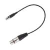 Mini XLR 3pin Female to XLR 3pin Female Audio Cable for Cameras SLRs Standard Microphone Connection
