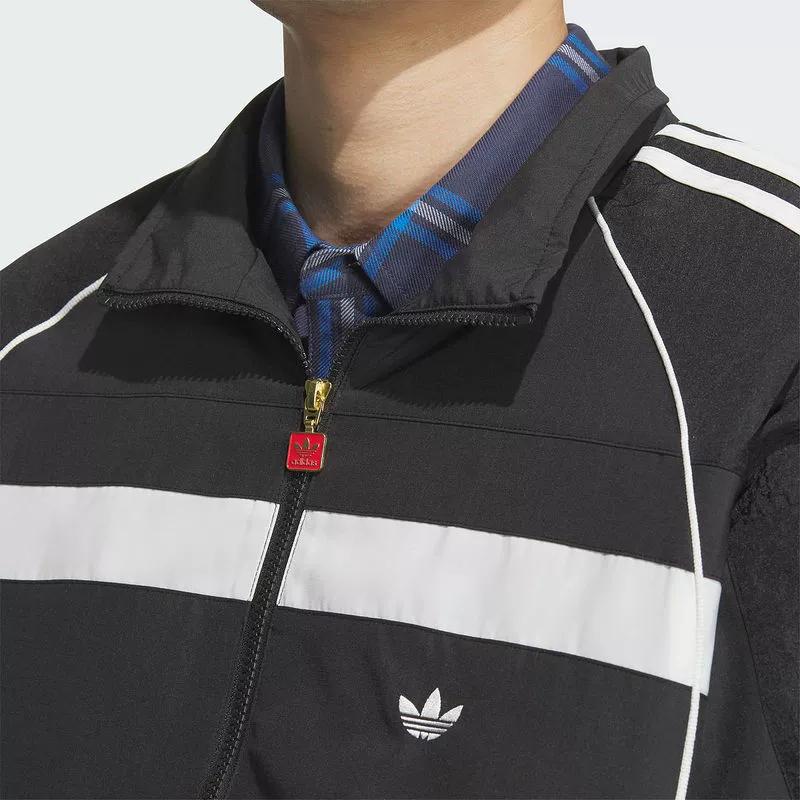 Adidas Originals Retro Year Of The Snake Limited RS M Pad Vintage Zip Collar Comfortable Jacket Men Jacket Black JN3796