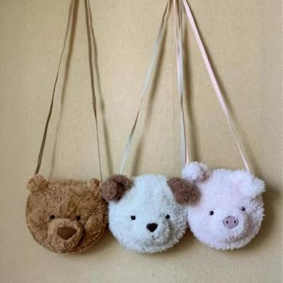 Curly Animal Crossbody Bags: Jellycat Style Pig, Dog, Lamb