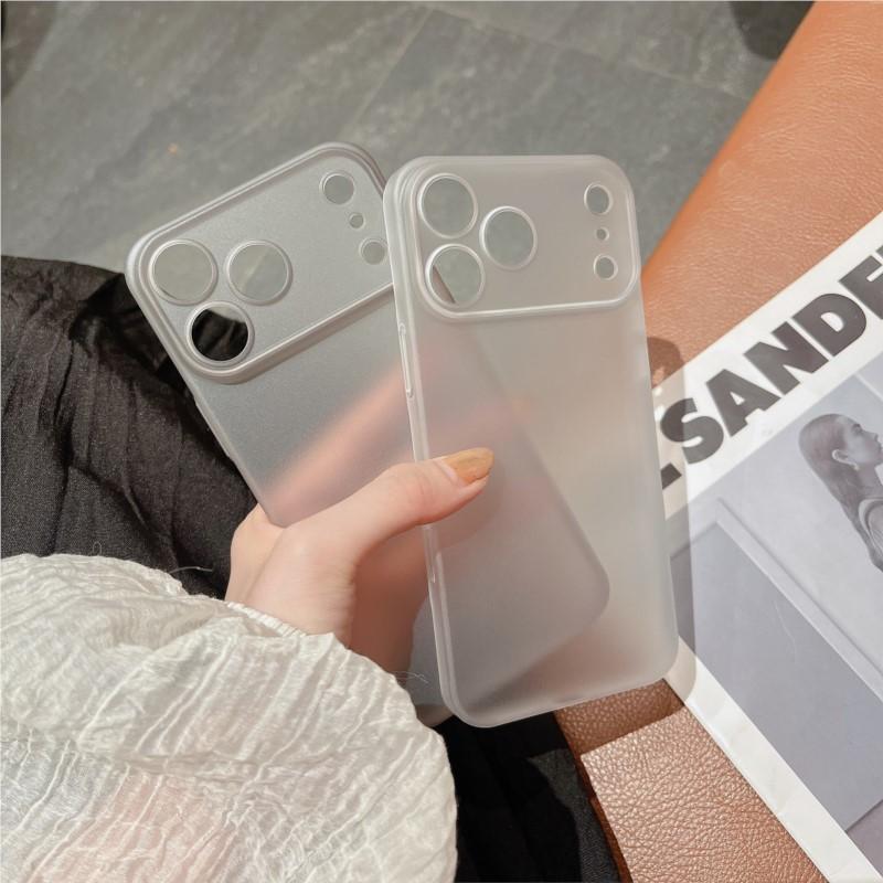 UltraThin PC Hard Case for iPhone 17 Air 16 15 14 Plus 13 Pro Max Clear Translucent Shockproof Slim Lens Protection Cover