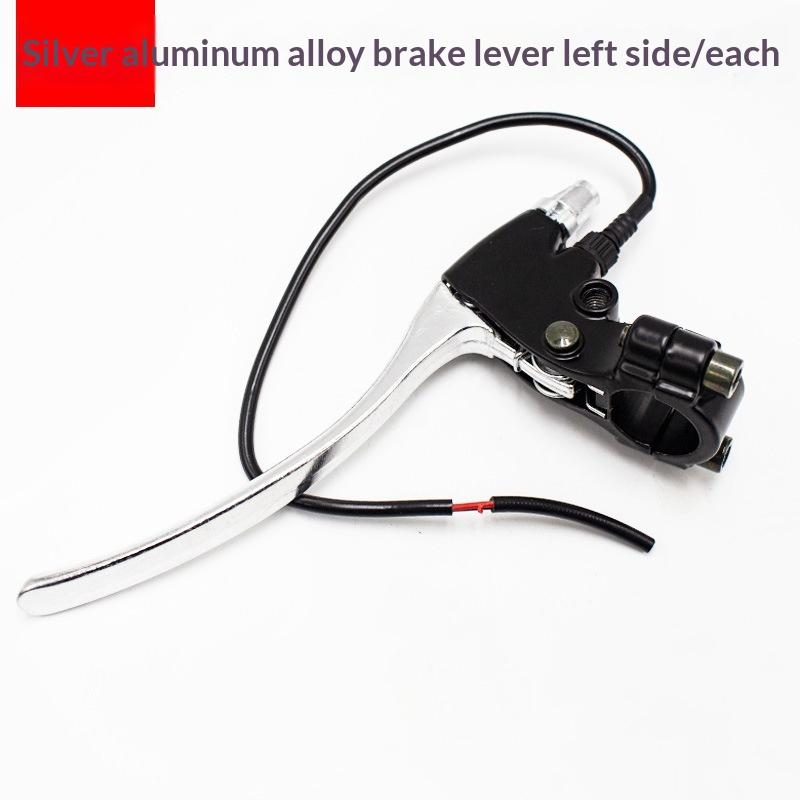 1/2Pcs E Bike Brake Levers Aluminium Alloy Left Right Hand Brake Power Failure Hand Brake Lever For Electric Bike Scoooter