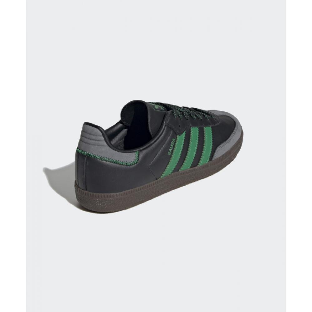 Adidas Samba Og W   Black  Green Ie6520