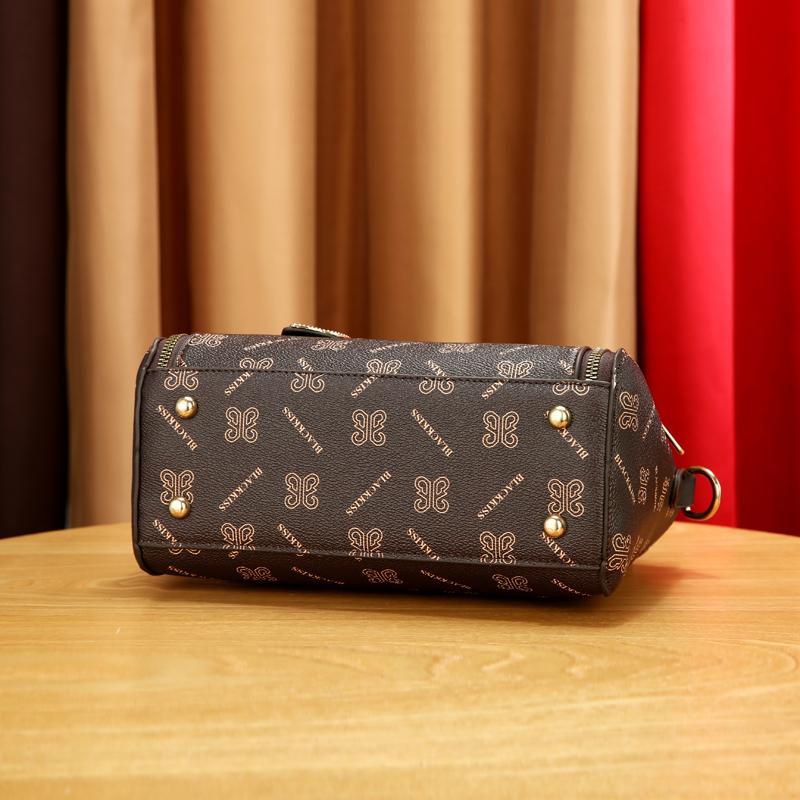 Geantă elegantă cu imprimeu vintage pentru femei Geantă crossbody cu textura versatilă, un singur umăr pentru călătorii