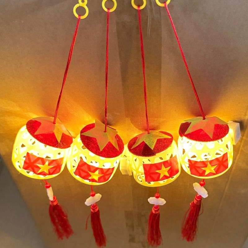 Chinese Mid Autumn Festival Diy Hanging Lantern Handmade Material Traditional Chinese Home Decor