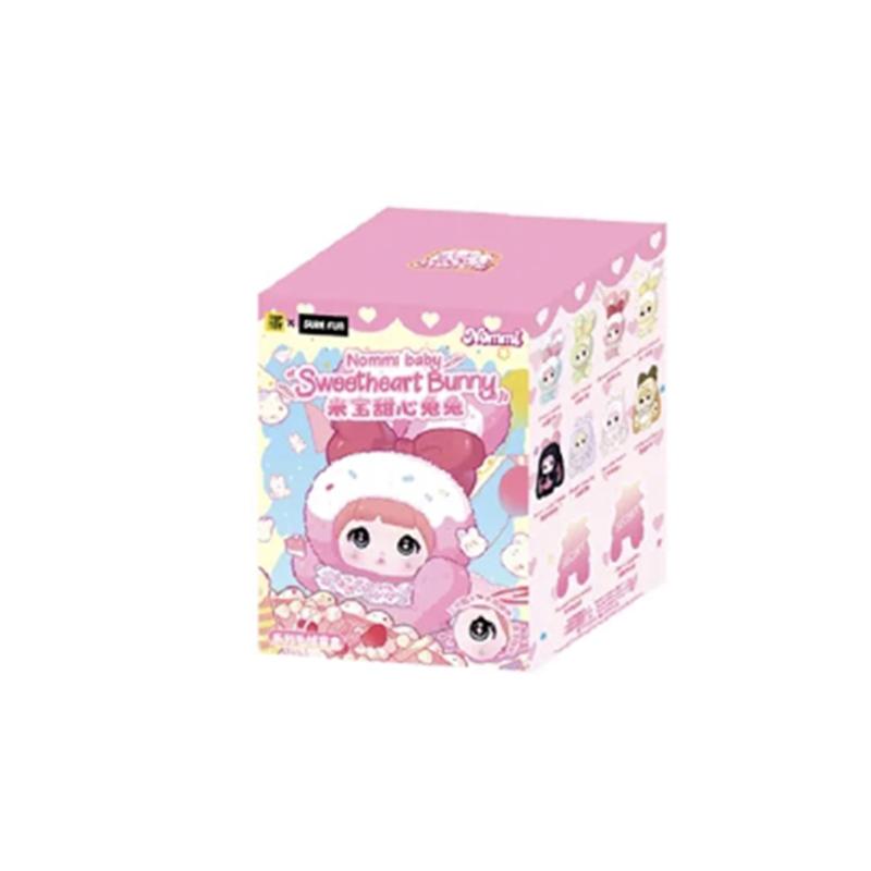 Authentic Nommi Sweet Heart Rabbit Plush Doll Toy Trendy Blind Box Surprise Soft Stuffed Animal Ornament Mystery Gift For Girls