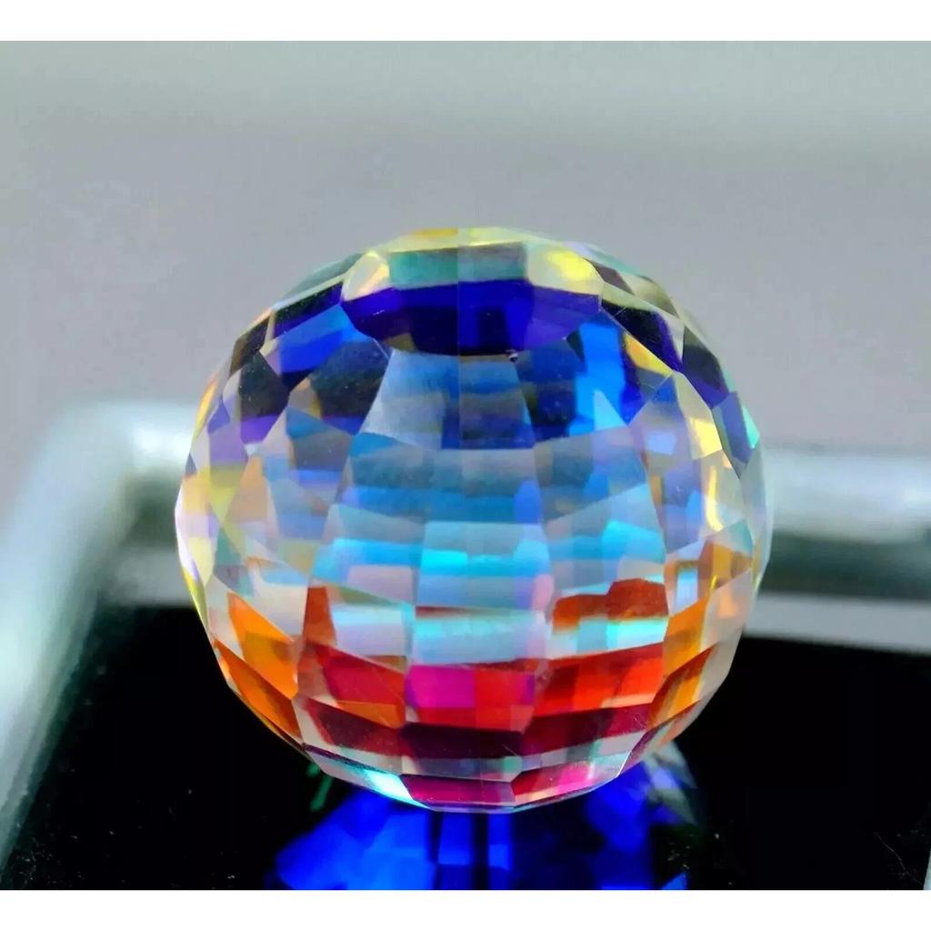 Mystic Topaz Ball Cut Rainbow Natural 55-57 Ct Fabulous Certified Gemstone Lot