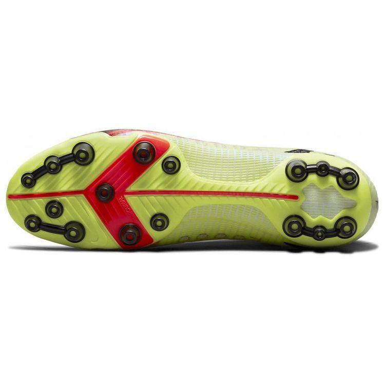 Nike Mercurial Superfly 8 Assassin 14 Pro AG (Rubber Short Studs) Anti-Slip Durable Football Shoes Men Football Shoes Fluorescent-Yellow CV1130-760