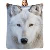 Wolf In Canada Throw Blanket Fade Resistant Durable Throw Blanket