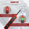 Power Circuit Probe Tester 6-24V DC Test Light Short Circuit Automotive Component Electrical Polarity Identify Continuity Tester