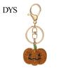 Witch Hat Handbag Ornament Halloween Rhinestone Pumpkin Keychain, Ghost Spider Web Cat Decorative Charms Bag Charm, Car Key Ring for Handbags
