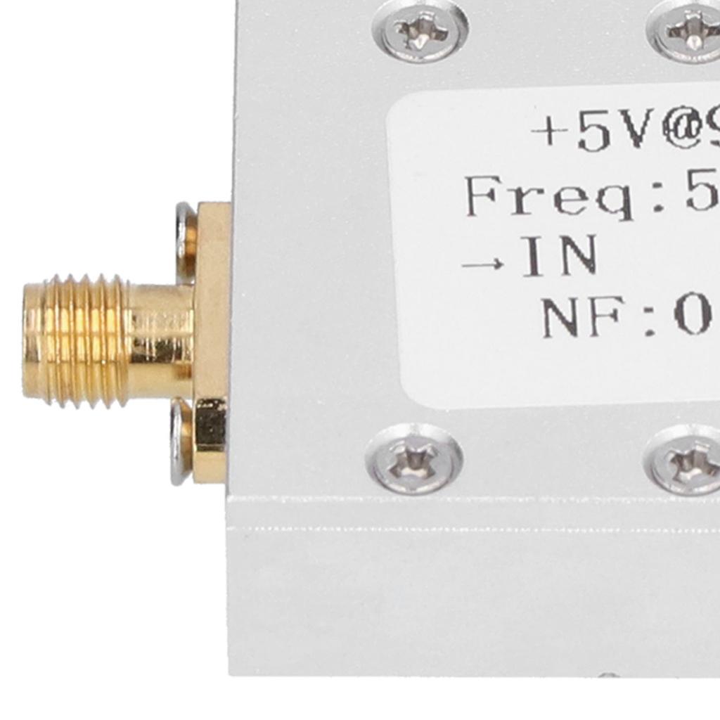 Broadband Amplifier Low Noise Aluminum Alloy Signal Receiving LNA 0.05‑4GHZ