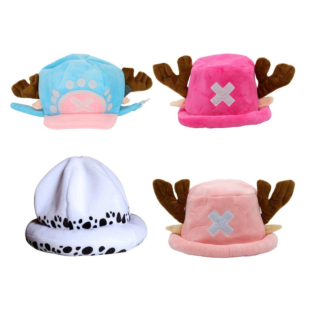 Cute Anime Faux Fur Winter Hat for Women Girls Fashionable Cartoon Holiday Gift Plush Warm Hat