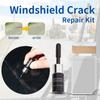 Quick Windshield Crack Kit  Includes Liquid Sealant  Scraper  And Curing Film; A Multi-functional Car Glass Crack Kit.3ml