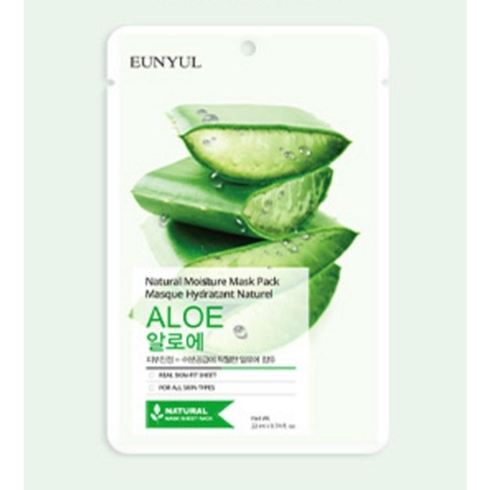 Eunyul Natural Moisture Aloe Mask Pack, 50 sheets