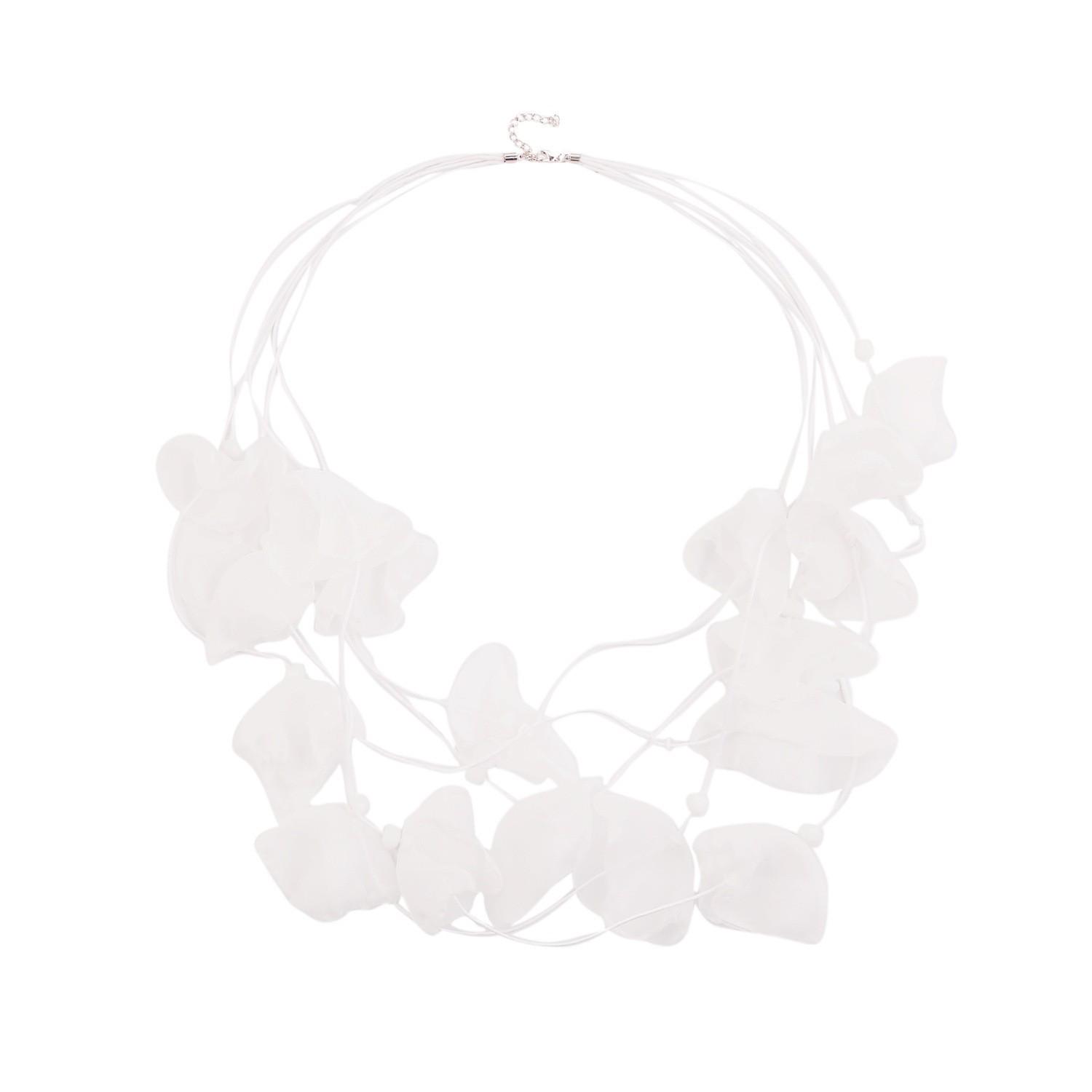 

Европейское и американское многослойное хрустальное цветочное ожерелье - летний приморский стиль