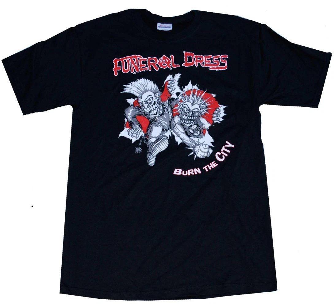 Funeral Dress  Burn The City  T-Shirt - XL. 2X - FREE SHIPPING M