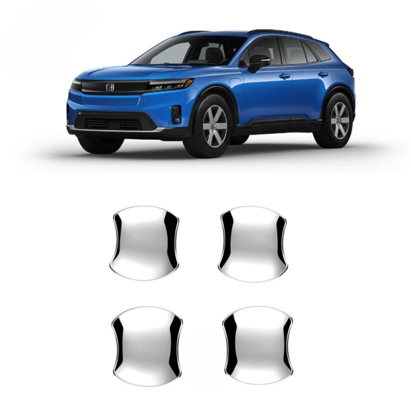 For Honda Prologue 2025 2026  ABS Carbon Fiber Exterior Door Handle Trim door Bowl cap Cover Decoration sticker accessories ABS chrome A