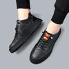 Fashion Trendy casual Men's board shoesFashionable minimalist black and white Daily outdoor walking and driving Office men's shoes