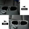 METYOUCAR ABS Chrome Cup Holder Cover Trim for Mercedes Benz CLA 14-17 GLA 14-17 A Class W176 A180 13-17