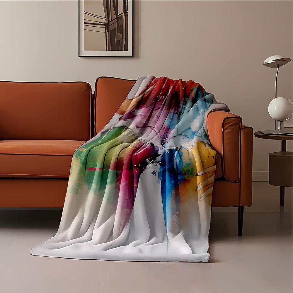 Colorful Shorts Art Blanket for All Seasons Blanket Lunch Break Throw Gift