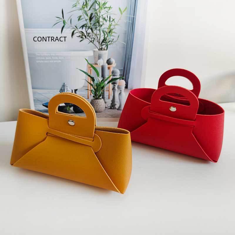 Wielokolorowa przenośna torba na okulary wysokiej jakości: Wszechstronne, stylowe rozwiązanie na pamiątki i do przechowywania