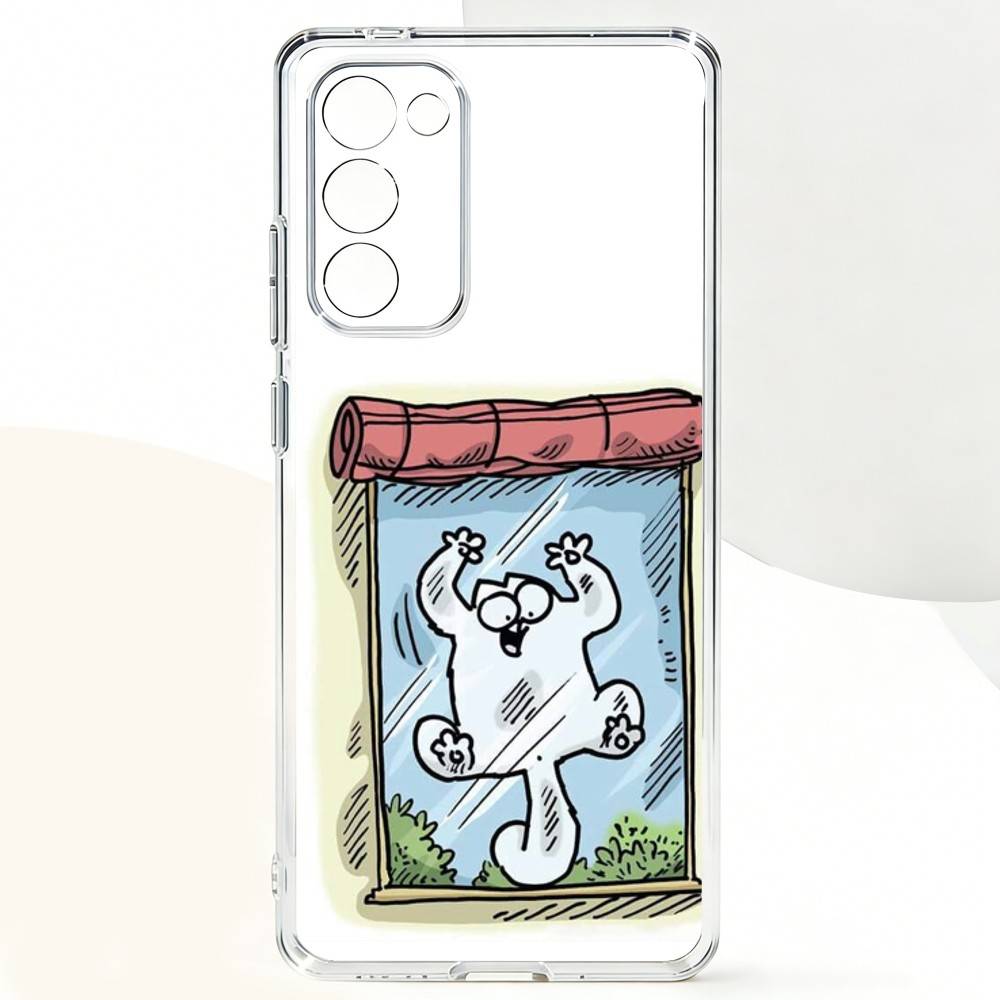 S-Simons-S And C-Cats Phone Case For Samsung Galaxy A91,80,73,72 ,71,53,52,32 ,31,22,21s,20,Transparent Case