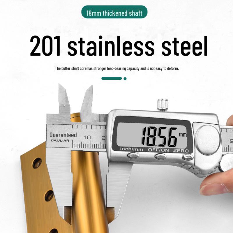 Invisible Spring Hinge: Automatic Rebound, Folding, Damping Door Closer for Silent Positioning On Hidden Wooden Doors.