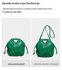 Sac à main pour femme de grande capacité avec boucle magnétique triangulaire et design bandoulière creux - Sac à épaule mère-enfant tendance