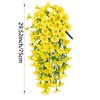 2Pcs Violet Artificial Flowers Vine Hanging Fake Flowers Faux Plants Vines for Home Room Decor Garden Wedding Decoration Flowers