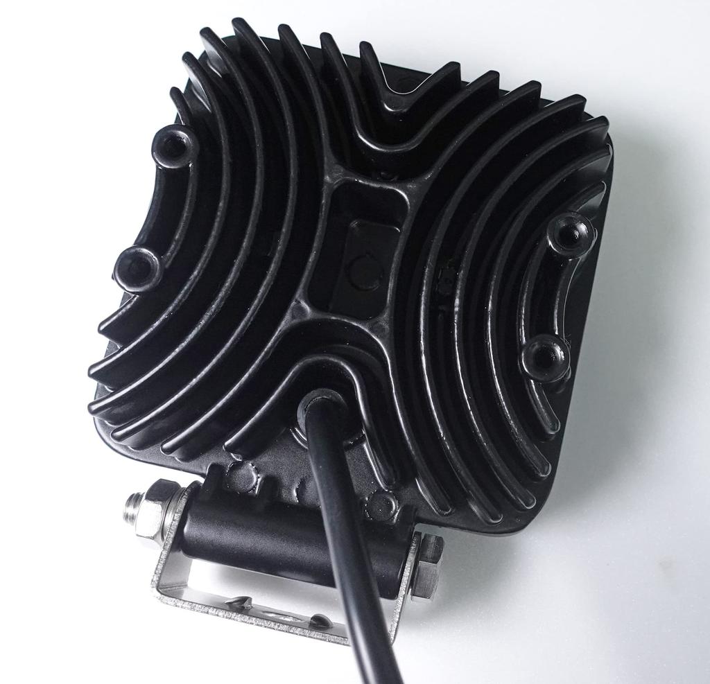 Kashimura NML-2 LED Work Light, 5 LEDs, White, 15W, 975lm, 6000K, Noise Reduction, IP67, DC12/24V