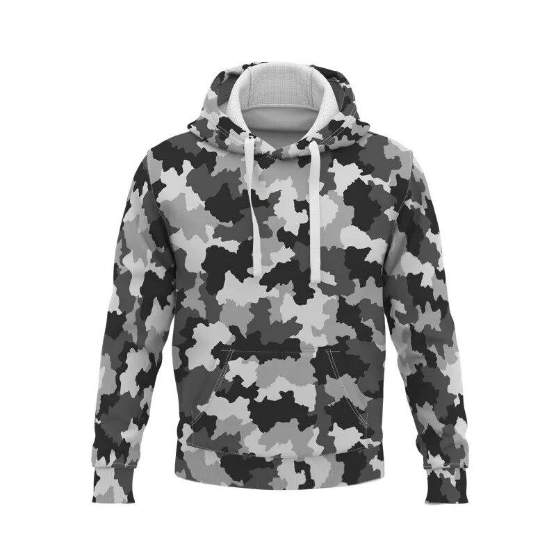 Φούτερ με Κουκούλα Για Άνδρες Γυναίκες Φούτερ Camo 3D Εκτυπωμένα Μόδα Harajuku Streetwear Φούτερ Μακρυμάνικα Πουλόβερ Oversized Y2k Παιδικά με Κουκούλα